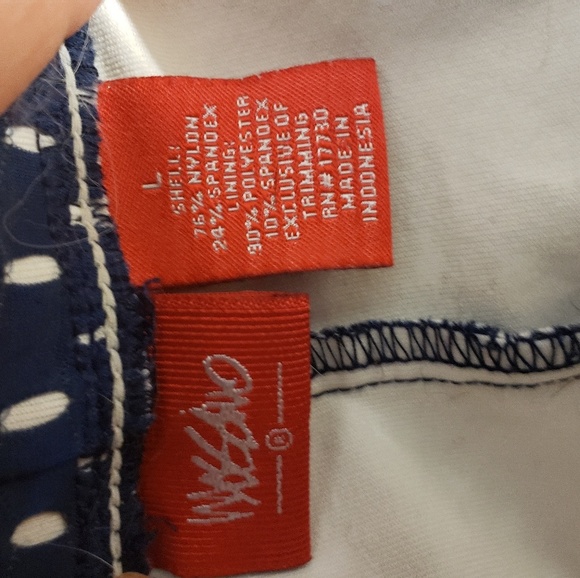 Mossimo Blue/White Bikini - Picture 5 of 6